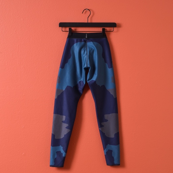 Ultracor  Blue Ultra Silk Camo Tech Print Legging - Picture 3 of 7